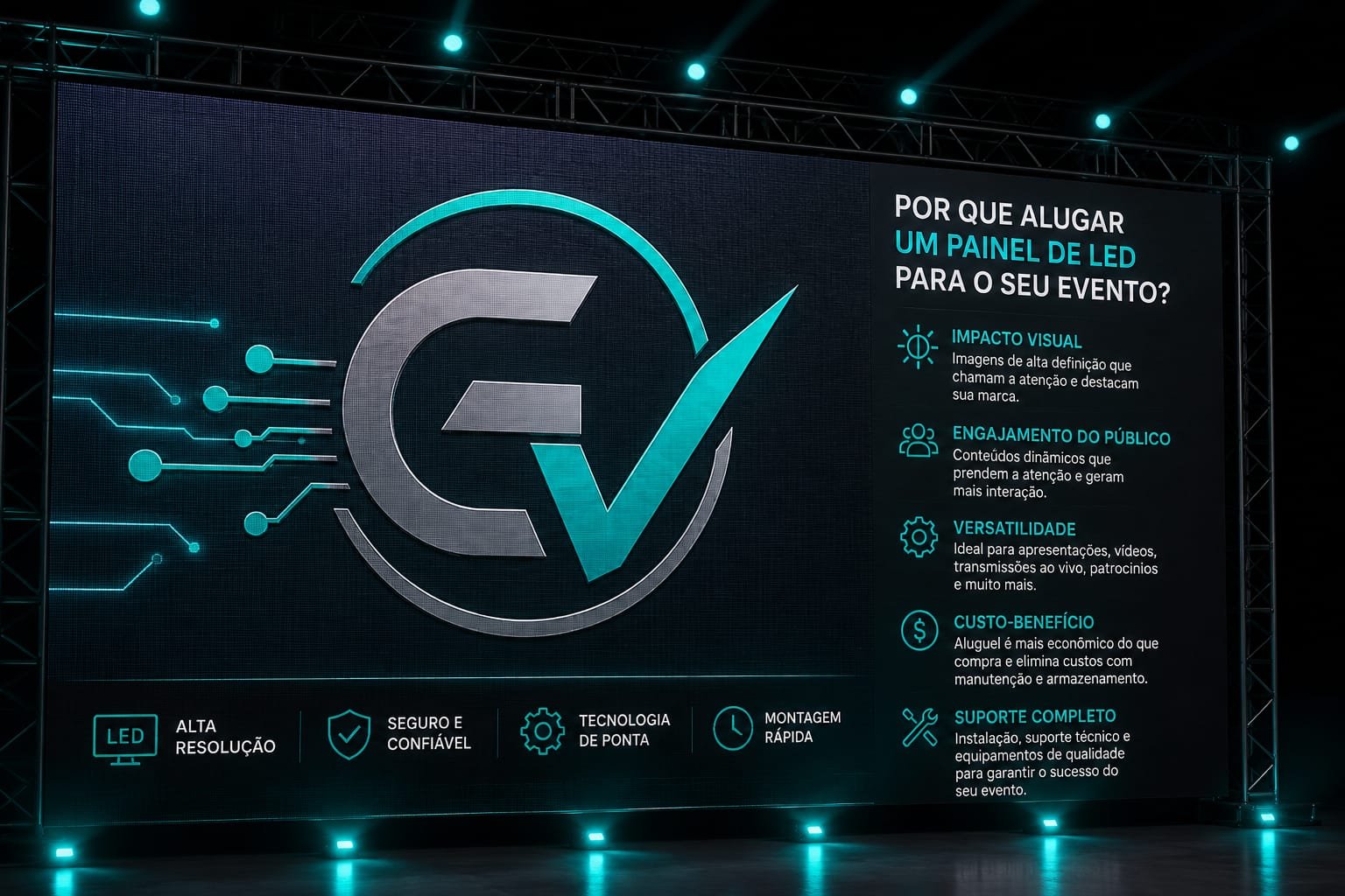 Locação de Óculos VR, Holograma, Simulador de Fórmula 1 e Painel de LED