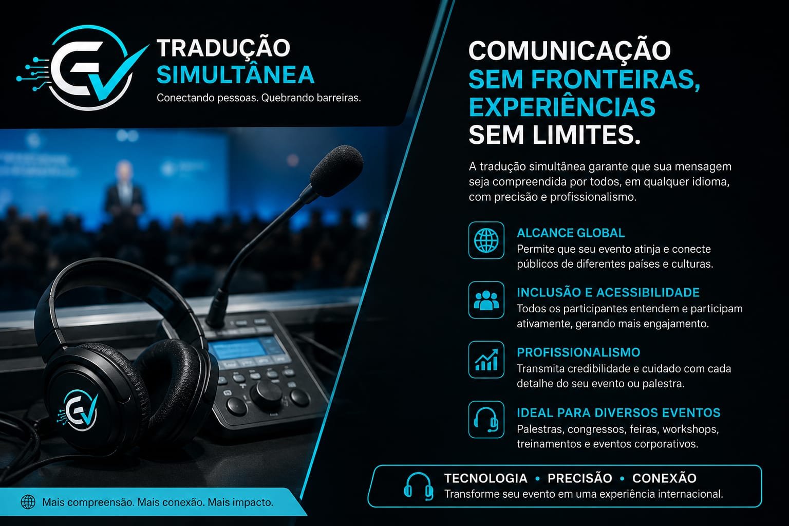 Locação de Painel de LED, Holobox, Tradução Simultânea e Holograma 3D em São Paulo para Feiras e Congressos 2026