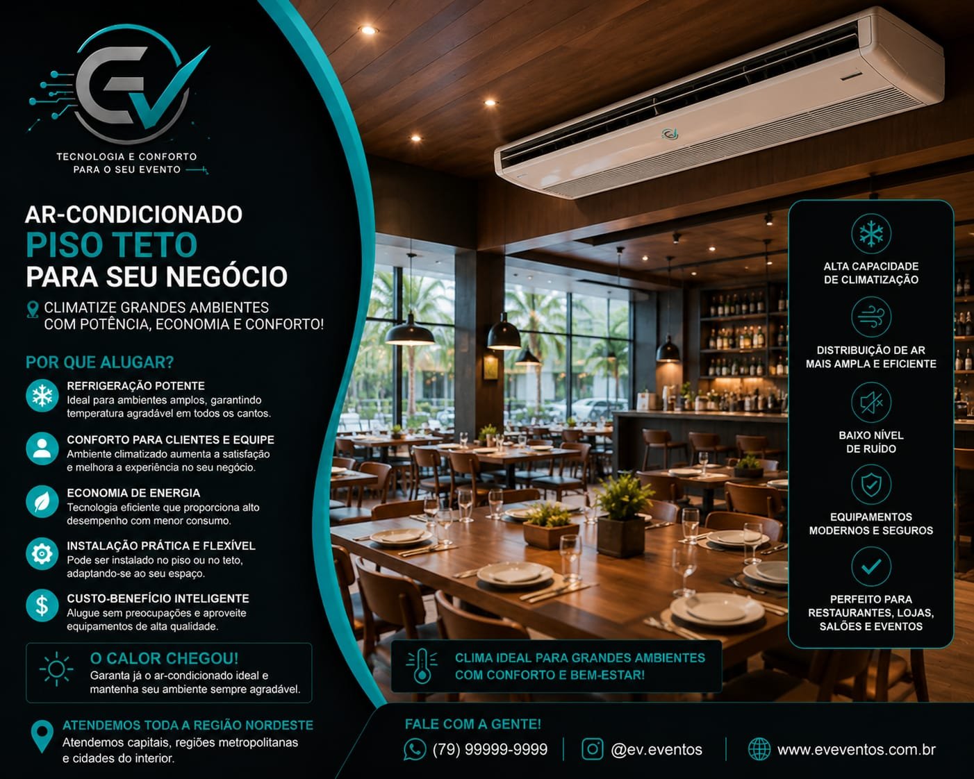 Aluguel de Ar-Condicionado Industrial para Eventos no Rio Grande do Norte – FIERN e Feiras em Natal
